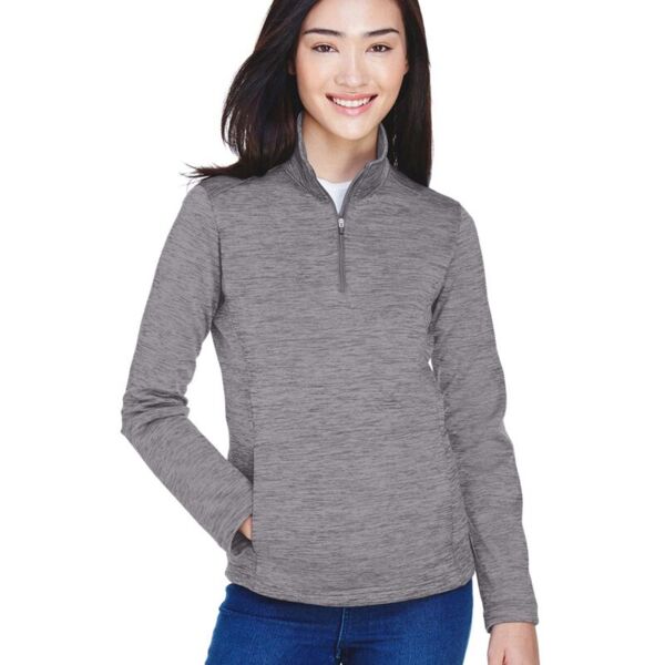 Women's Newbury Mélange Fleece Quarter-Zip Pullover Thumbnail