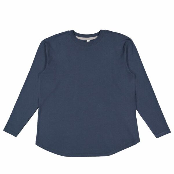 Ladies' Relaxed Fine Jersey Long Sleeve Tee Thumbnail