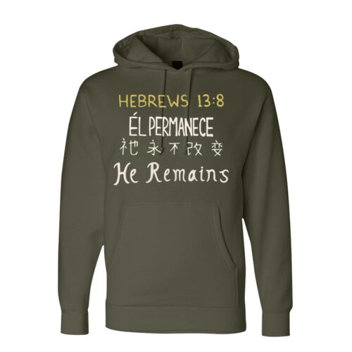 Independent Trading Co - IND4000 - He Remains Adult Hoodie Thumbnail