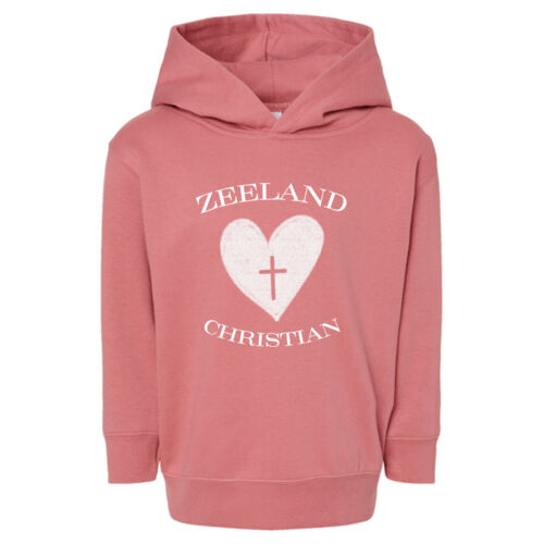 Rabbit Skins - 3326 - Toddler I Heart ZCS Hoodie Thumbnail