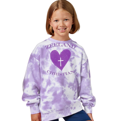 Enza - 98379 - I Heart ZCS Youth Crewneck Thumbnail
